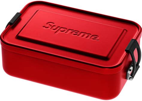 supreme sigg small metal box|Supreme x SIGG Small Metal Storage Box .